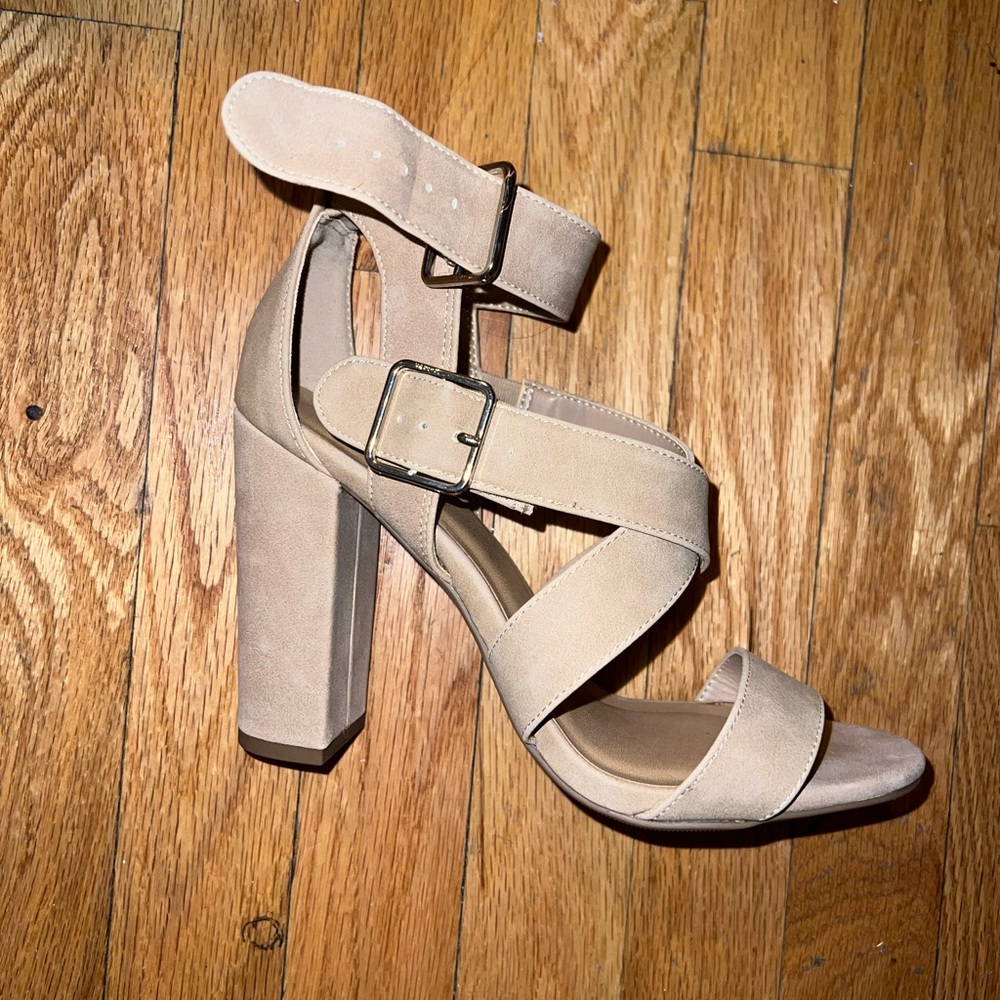 Nude booties